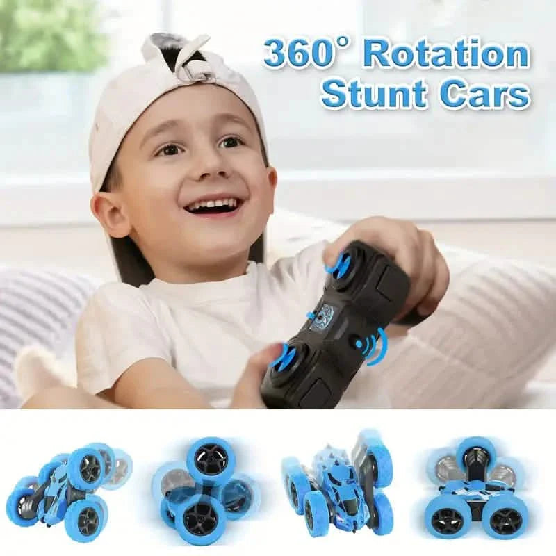 RC Remote Control Car – 4WD, 360° Flip Stunt, LED Lights, Ages 6+ DailySale