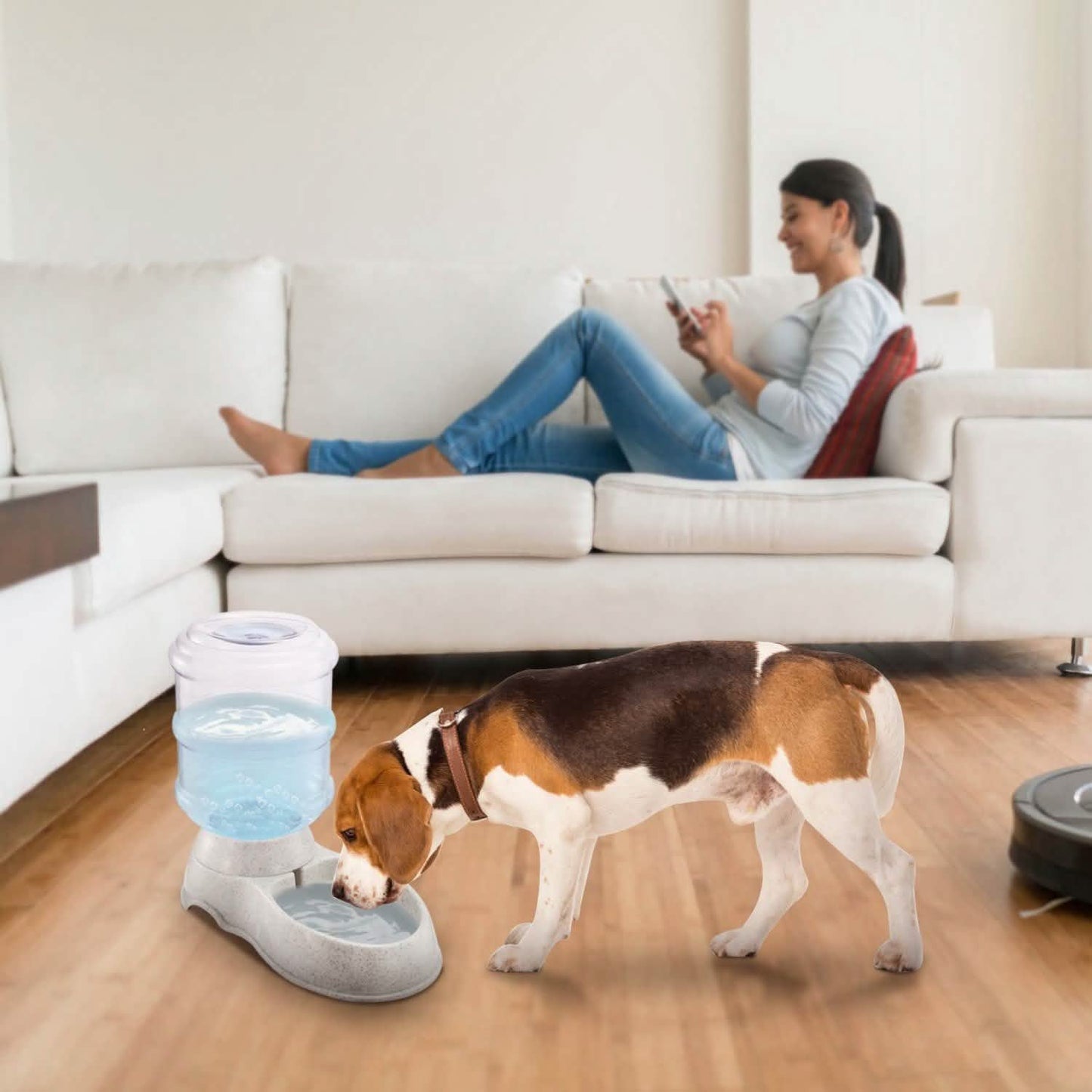 3.5L/1 Gal Pet Water Dispenser Self-Dispensing DailySale