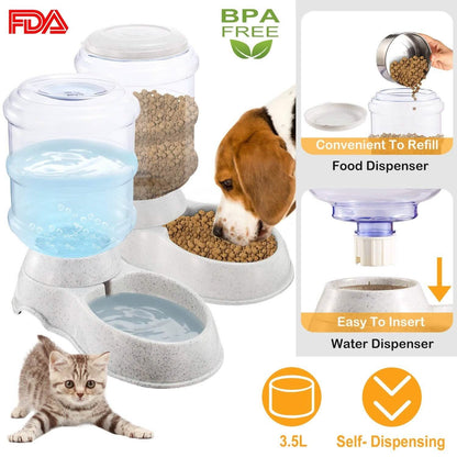 3.5L/1 Gal Pet Water Dispenser Self-Dispensing DailySale