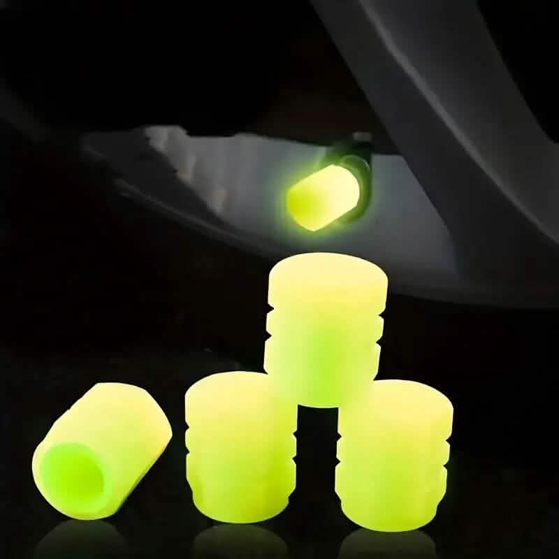 36-Pieces: Glow-in-the-Dark Car Tire Valve Cap Set DailySale