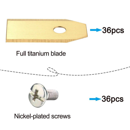 36-Pieces: Replacement Lawn Mower Blade DailySale