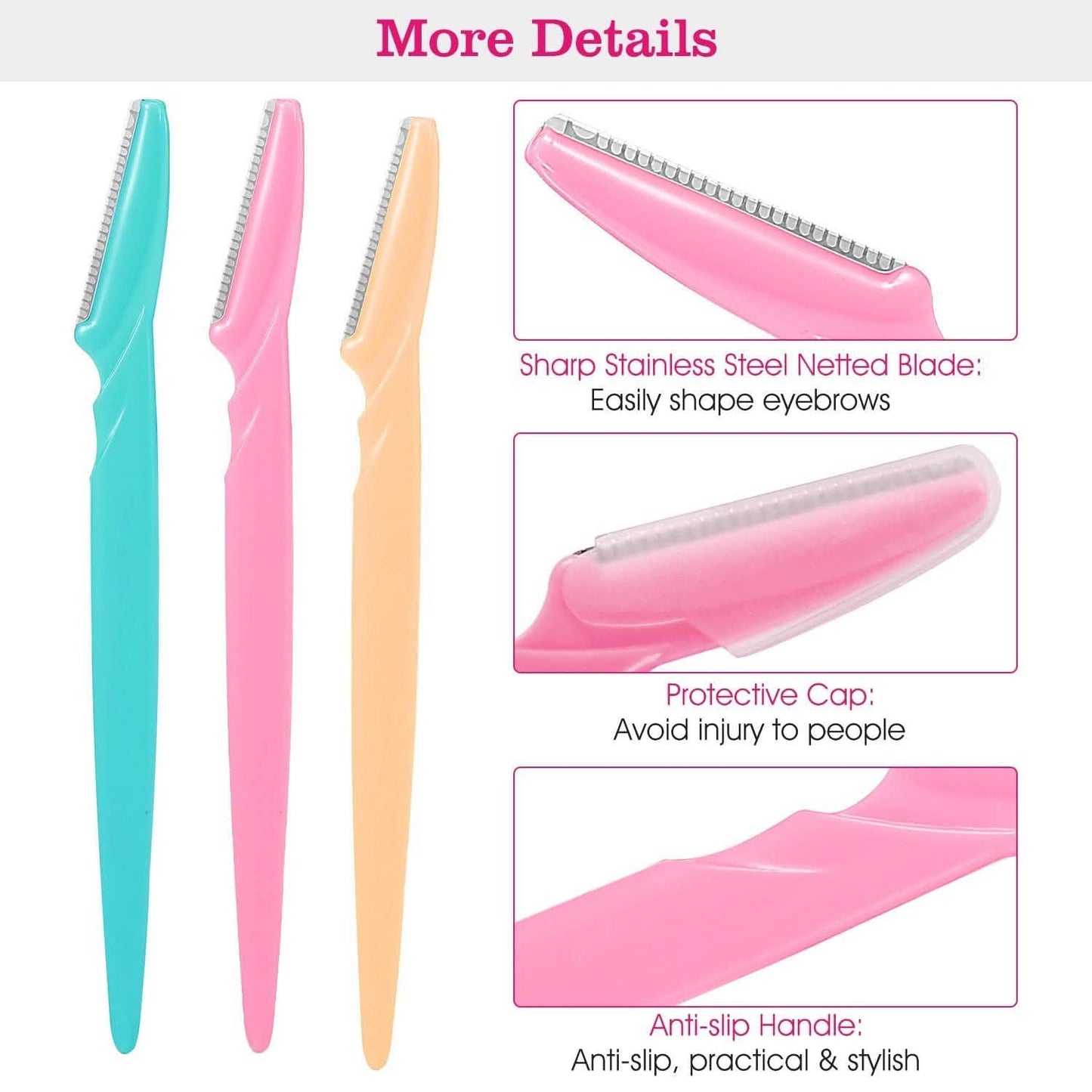 36-Pieces: Women Eyebrow Razor Trimmer DailySale