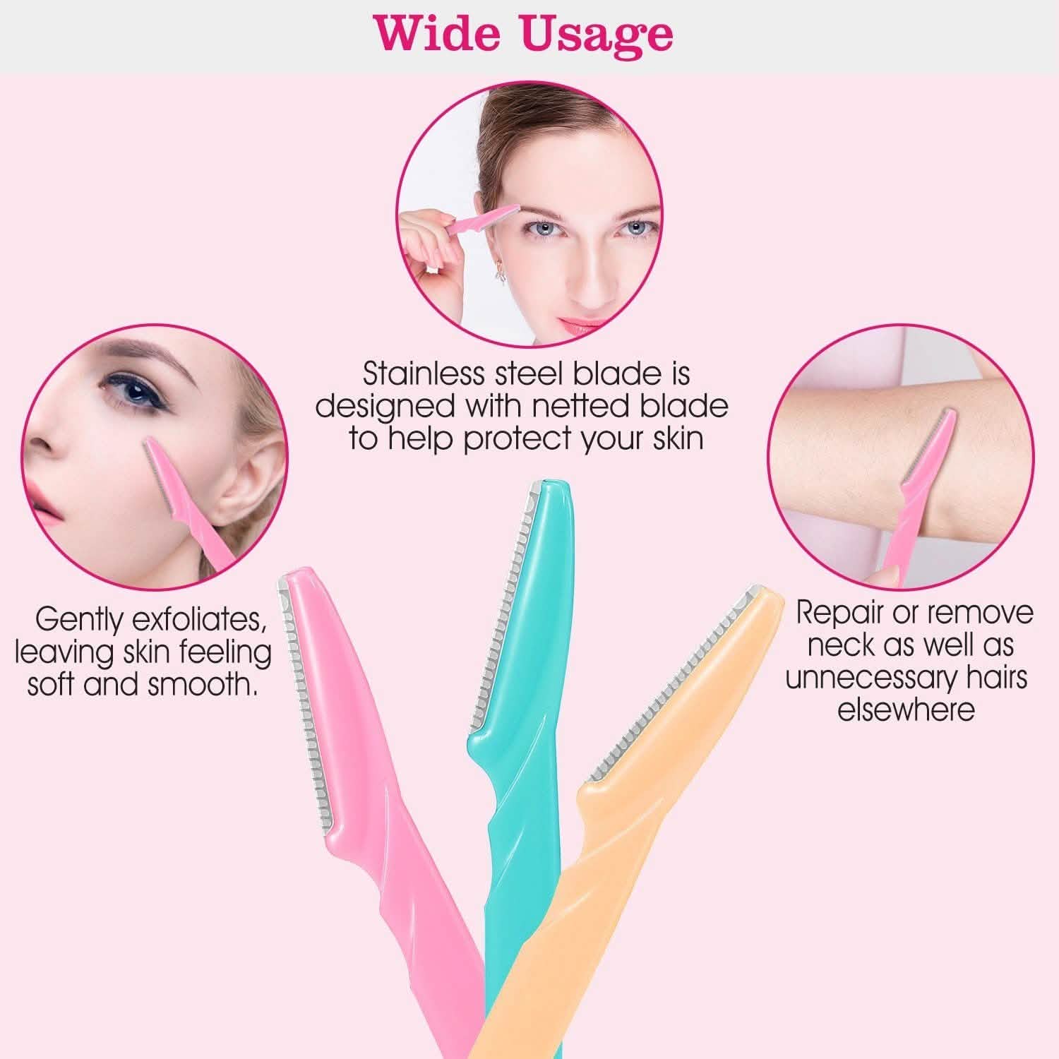 36-Pieces: Women Eyebrow Razor Trimmer DailySale
