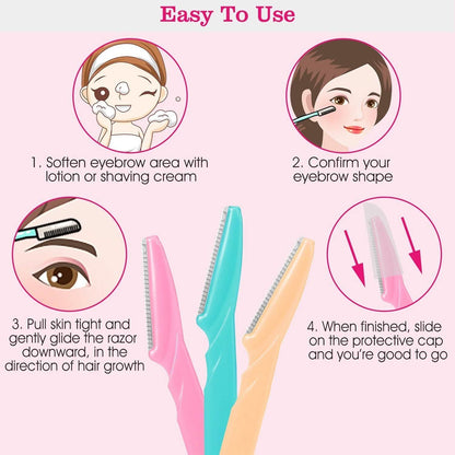 36-Pieces: Women Eyebrow Razor Trimmer DailySale