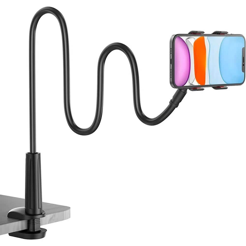 360° Rotating Universal Phone Stand with Flexible Spiral Base for Lazy Browsing DailySale