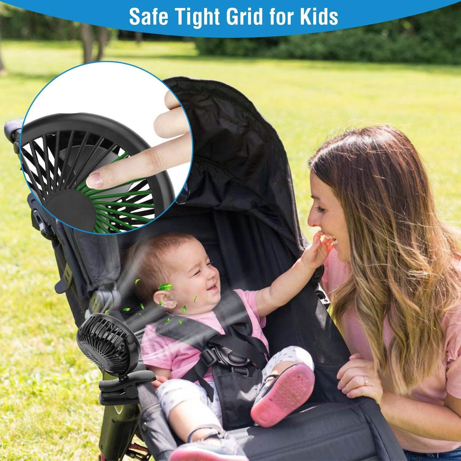 360 Degree Clip On Fan Quiet Rechargeable DailySale