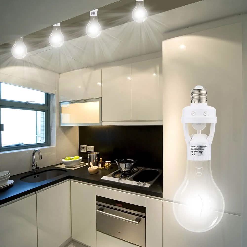 360 Degree Detection PIR Infrared Motion Sensor E27 LED Light DailySale