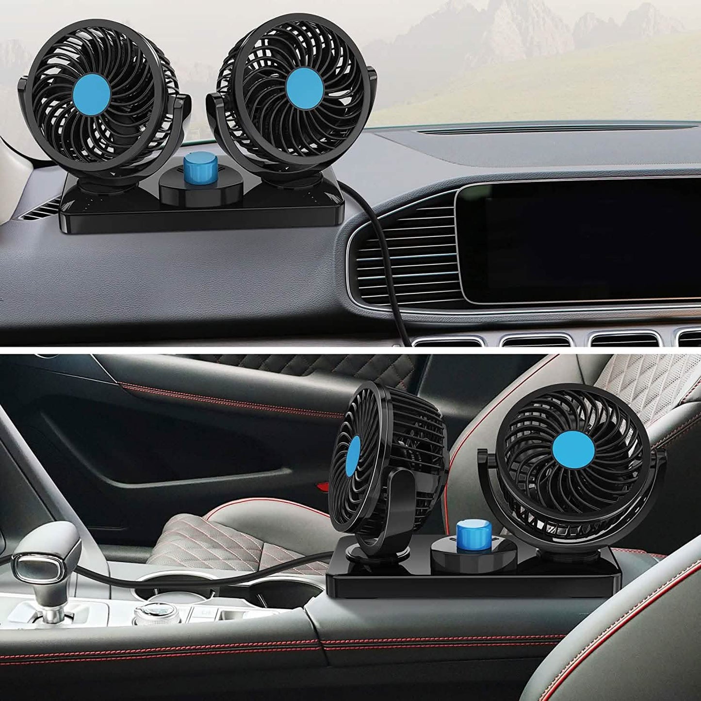 360 Degree Rotatable Car Fan DailySale