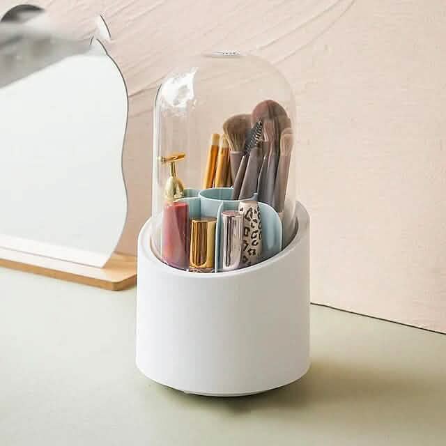 360-Degree Rotating Dustproof Makeup Brush Organizer DailySale