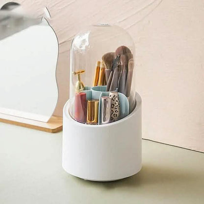 360-Degree Rotating Dustproof Makeup Brush Organizer DailySale
