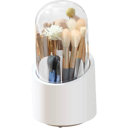 360-Degree Rotating Dustproof Makeup Brush Organizer DailySale