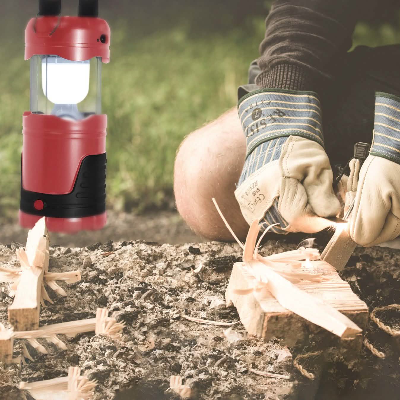 360-Degree Solar Powered LED 5-in-1 Lantern DailySale