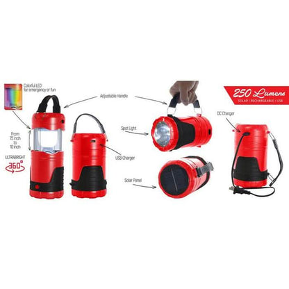 360-Degree Solar Powered LED 5-in-1 Lantern DailySale