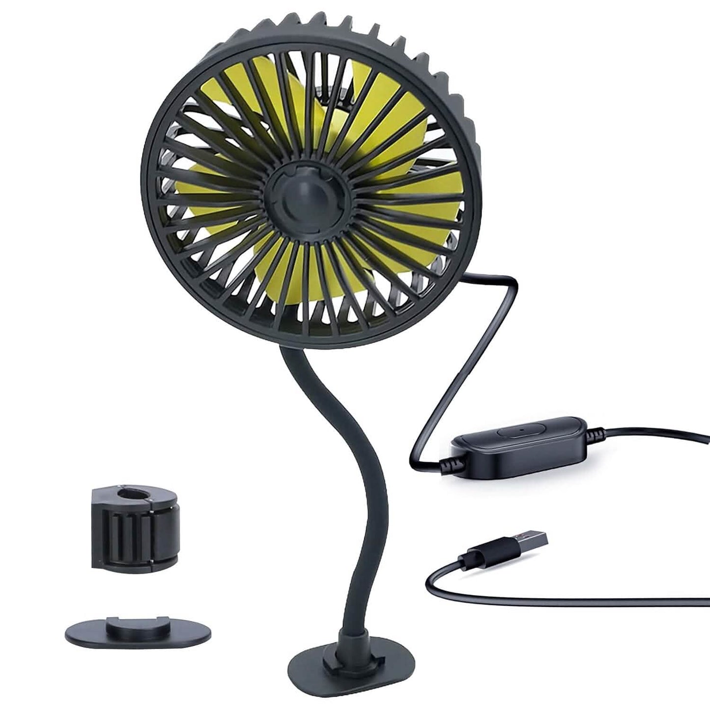 360 º Rotatable Car Cooling Fan with 3 Speeds DailySale