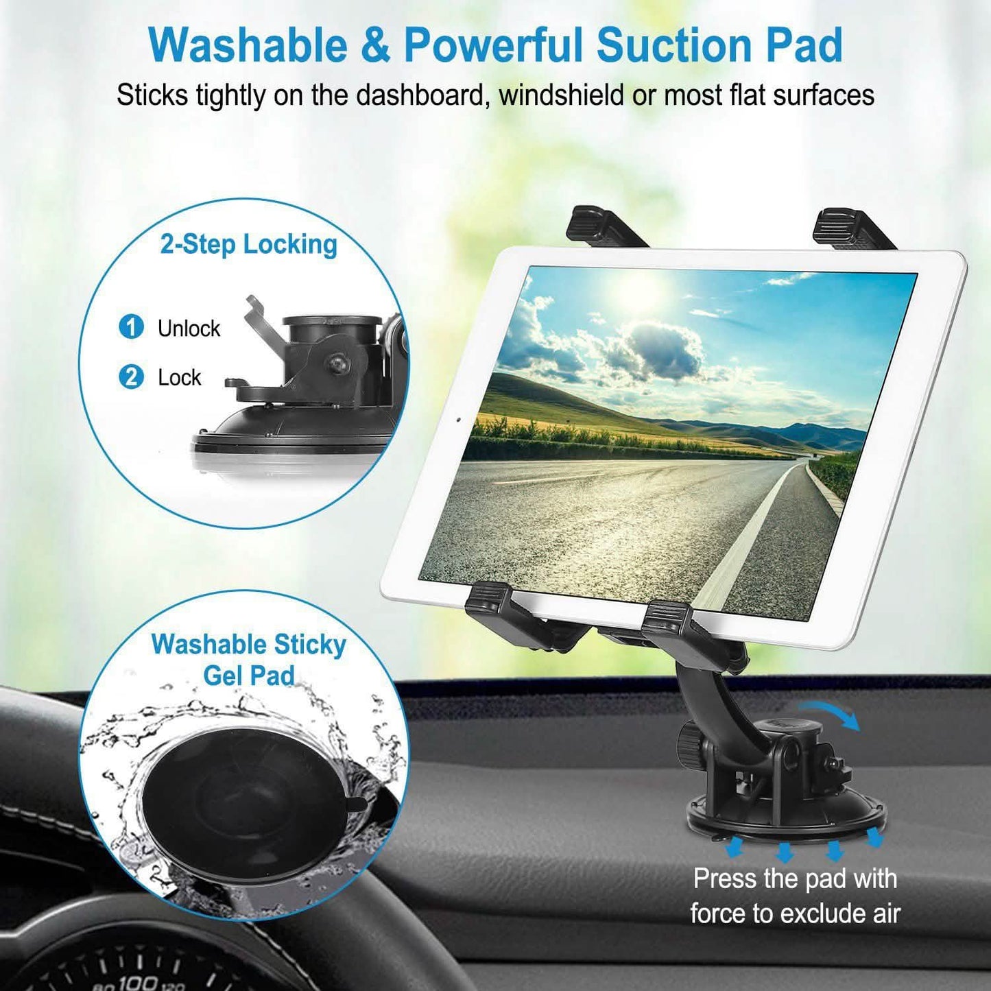 360° Car Windshield Tablet Mount DailySale