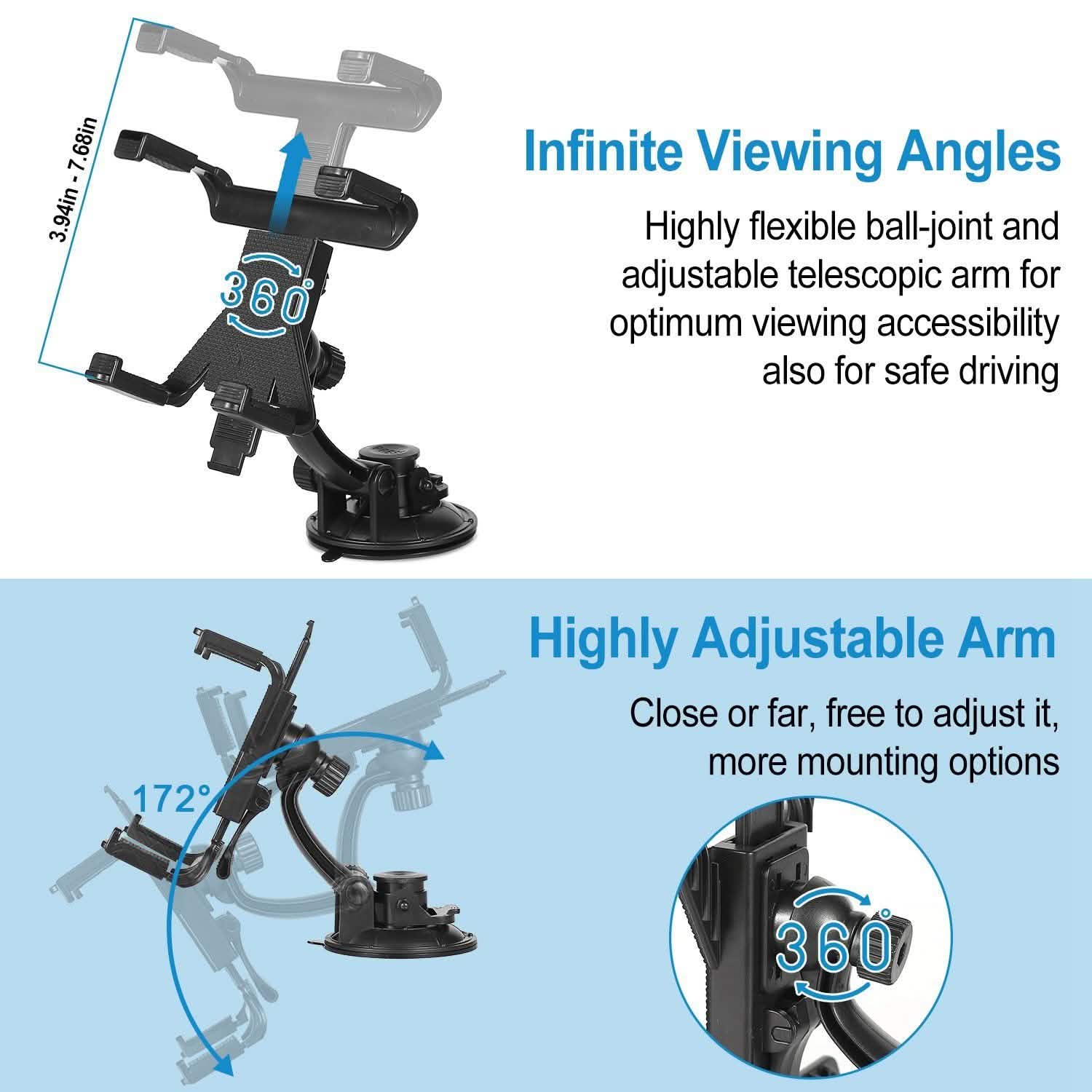 360° Car Windshield Tablet Mount DailySale
