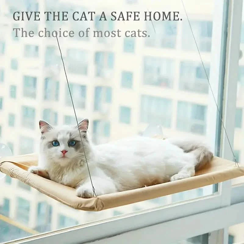 360¬∞ Cat Window Hammock: A Space-Saving Sunny Seat for Indoor Cats! DailySale
