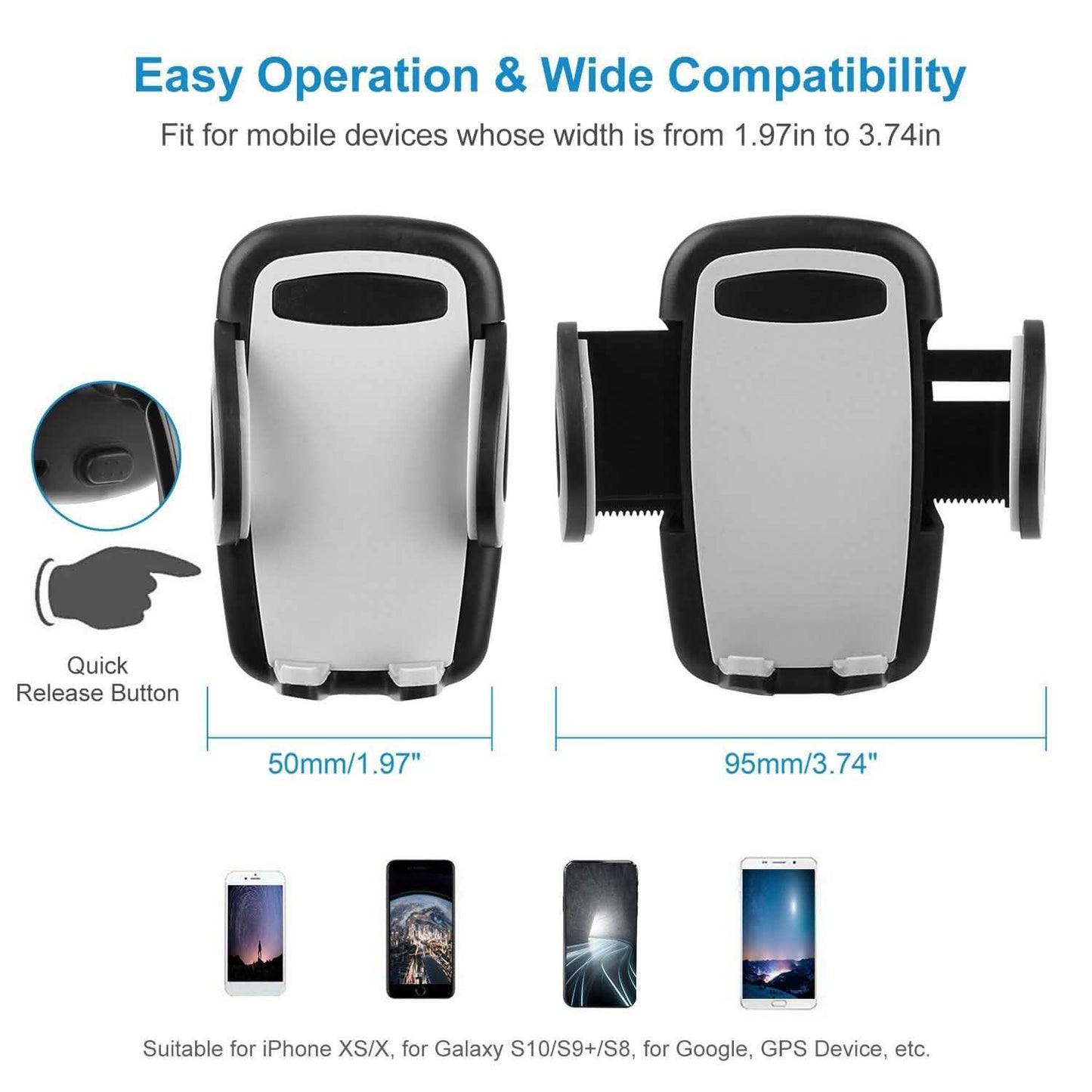 360° Dual USB Smartphone Mounting Car Charger DailySale