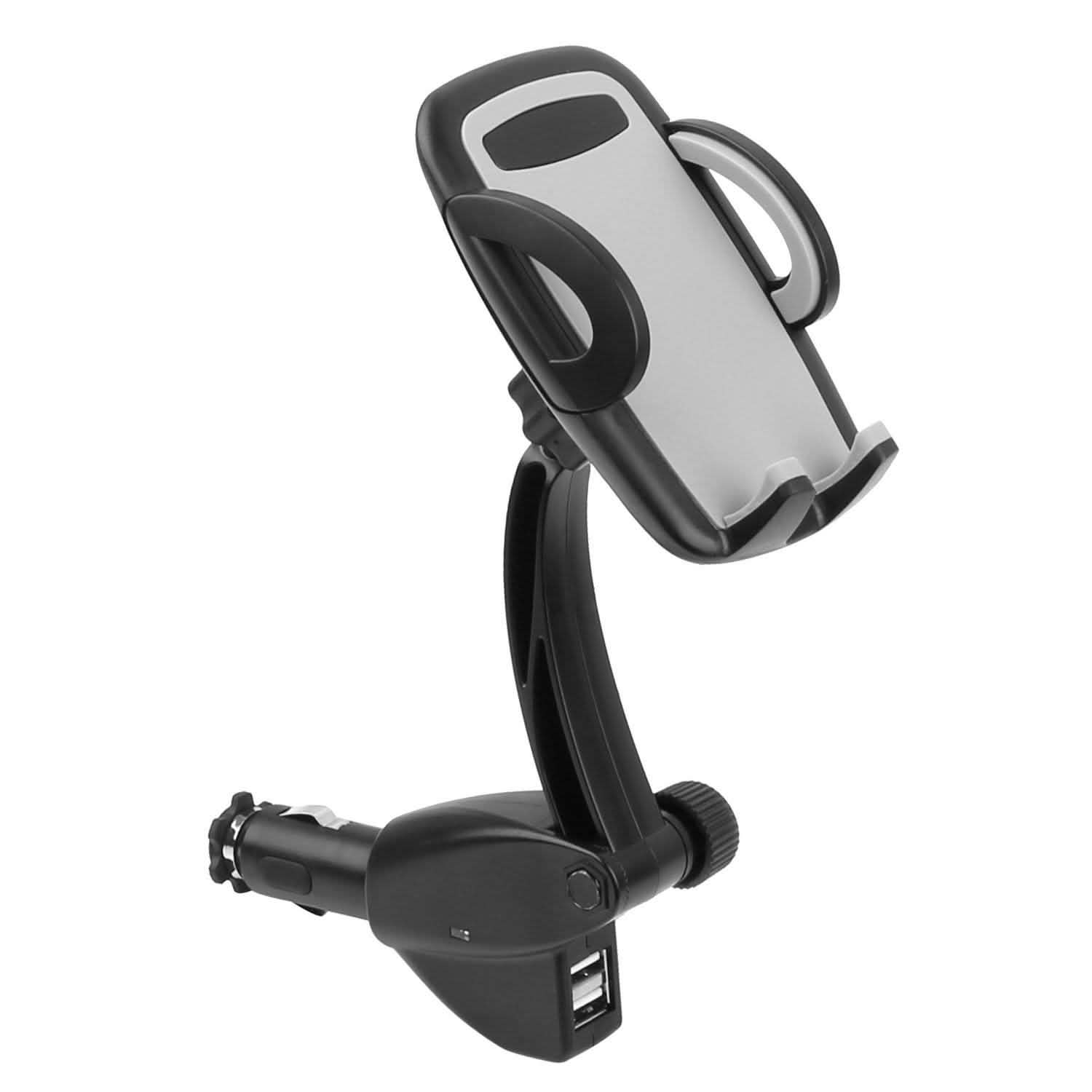 360° Dual USB Smartphone Mounting Car Charger DailySale