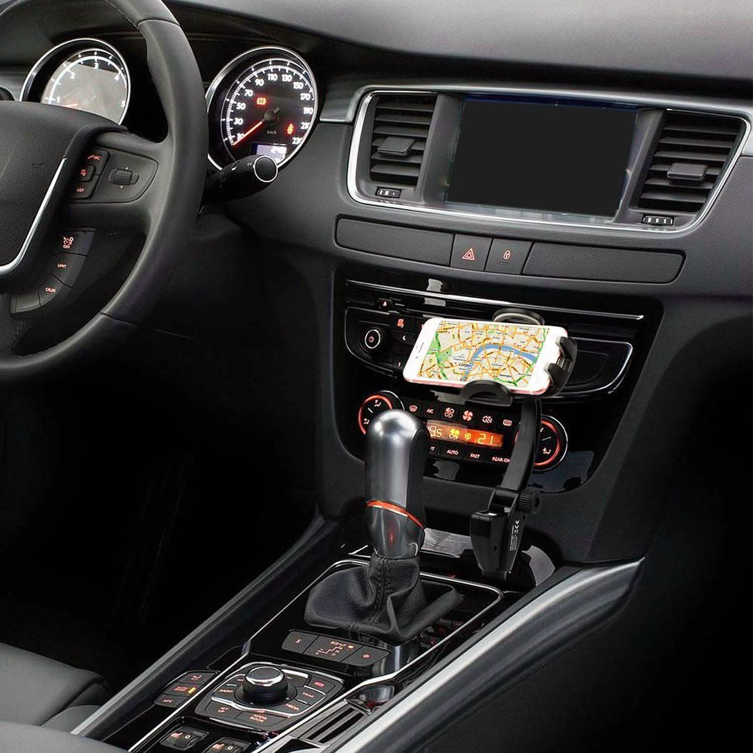 360° Dual USB Smartphone Mounting Car Charger DailySale