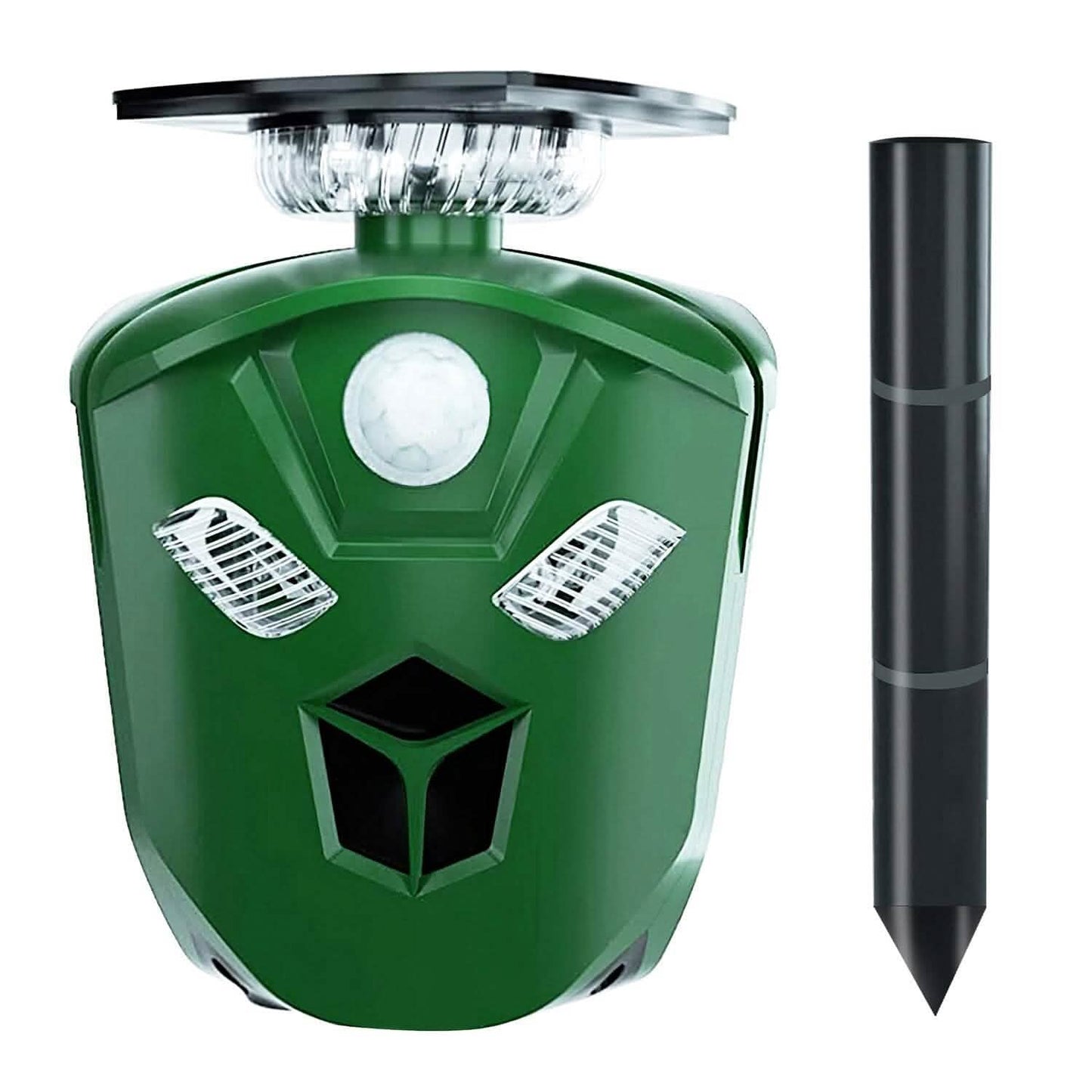 360° Electric Solar Powered Ultrasonic Repeller with Motion Sensor LED Flashing Lights DailySale