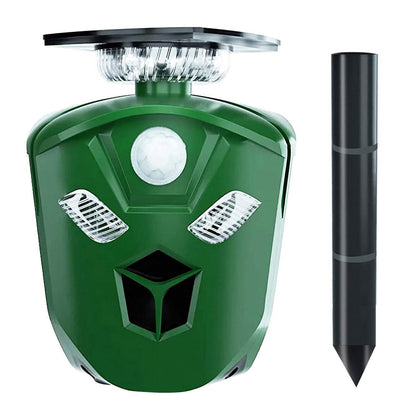 360° Electric Solar Powered Ultrasonic Repeller with Motion Sensor LED Flashing Lights DailySale
