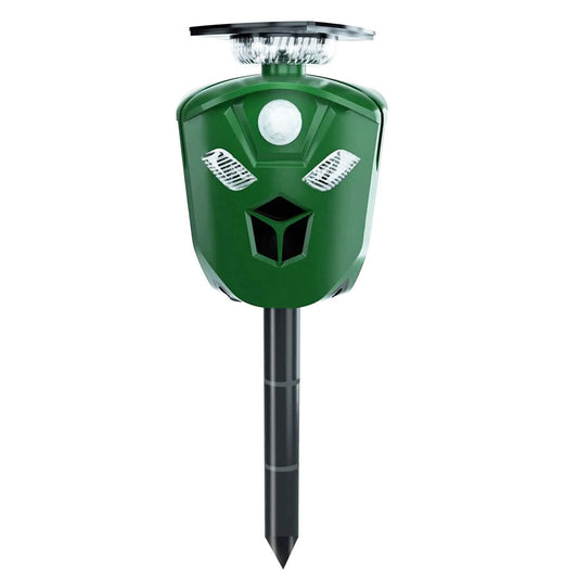 360° Electric Solar Powered Ultrasonic Repeller with Motion Sensor LED Flashing Lights DailySale
