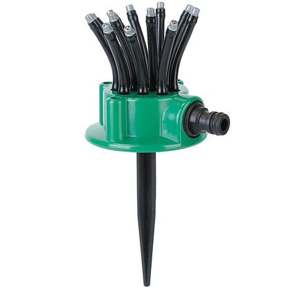 360° Flexible Lawn Sprinkler Automatic 12 Tubes Garden Water Irrigation Sprayers DailySale