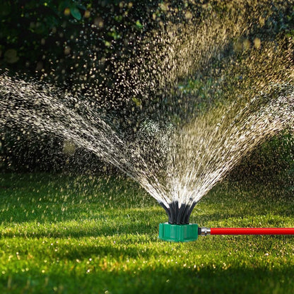 360° Flexible Lawn Sprinkler Automatic 12 Tubes Garden Water Irrigation Sprayers DailySale