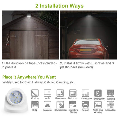 360¬∞ LED Light Sensor Cordless Night Lamps DailySale