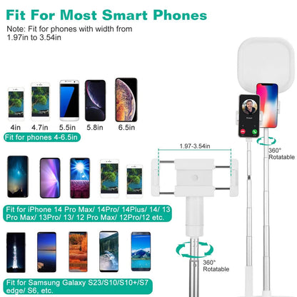 360° Rotatable Dual Phone Holder with Rechargeable Wireless Remote V8 DailySale
