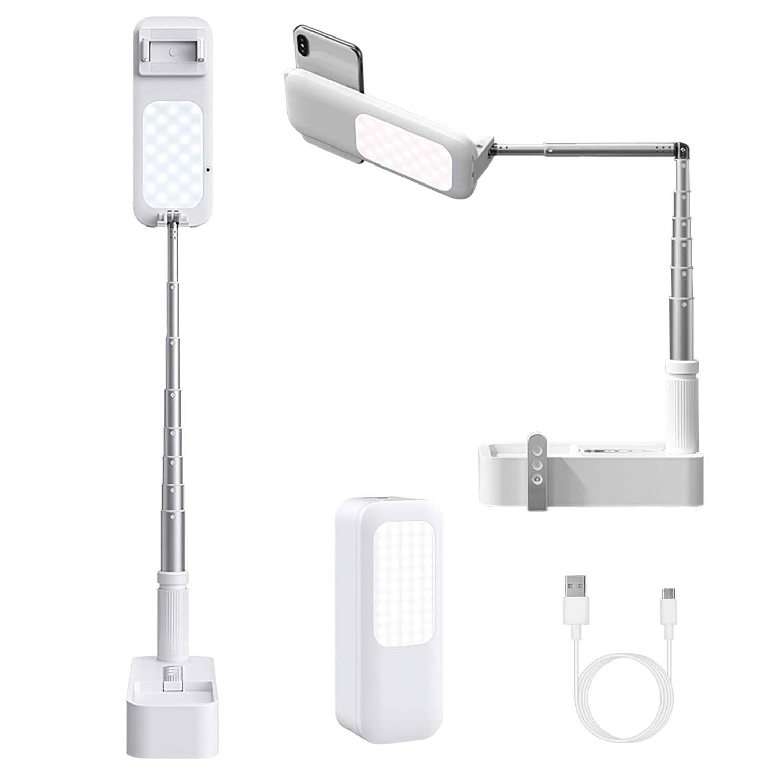 360° Rotatable Extendable Selfie Stand Phone Holder DailySale