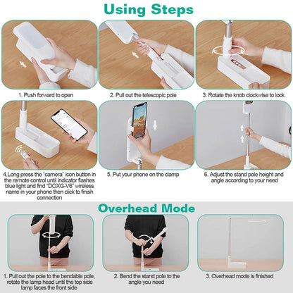 360° Rotatable Extendable Selfie Stand Phone Holder DailySale