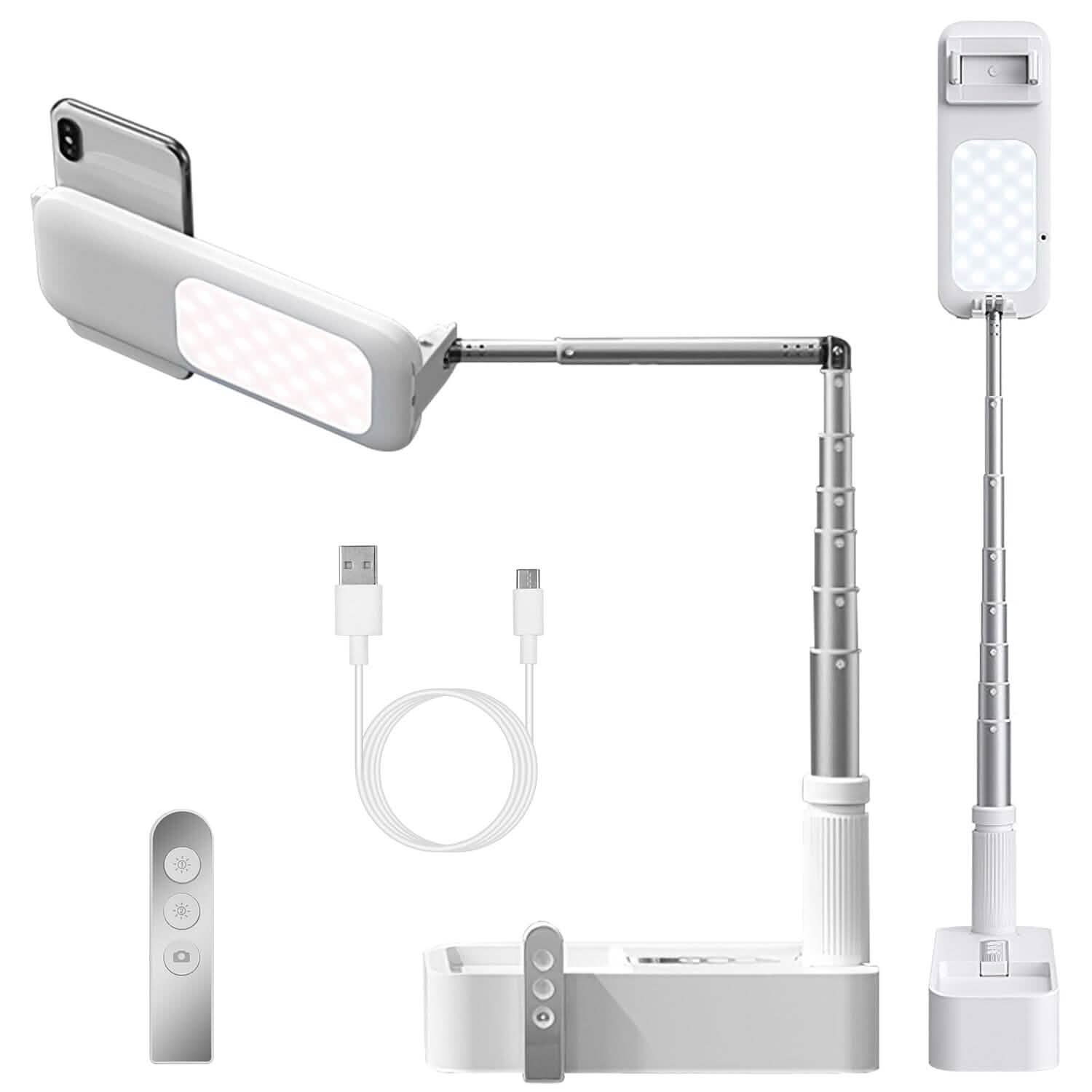 360° Rotatable Extendable Selfie Stand Phone Holder DailySale