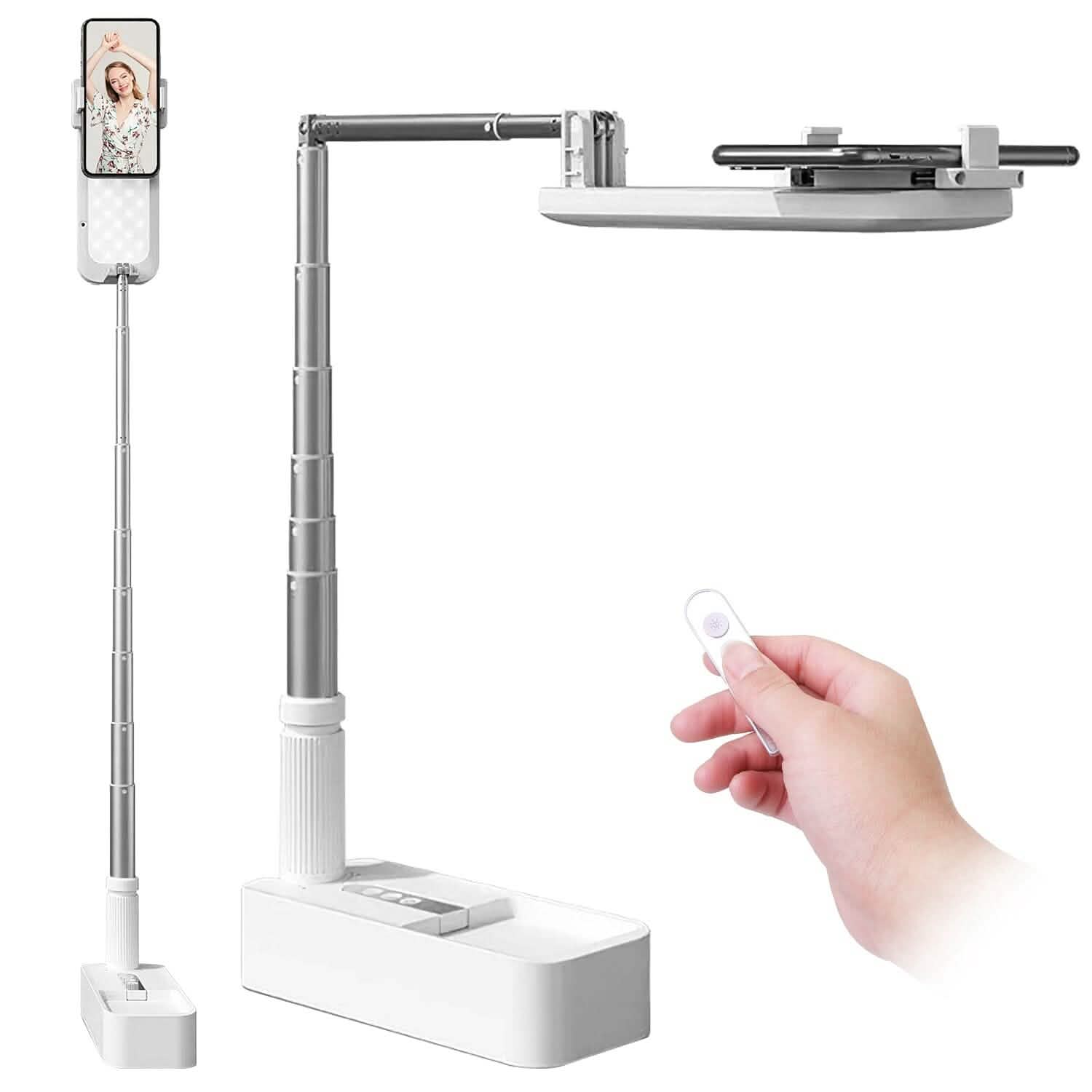 360° Rotatable Extendable Selfie Stand Phone Holder DailySale