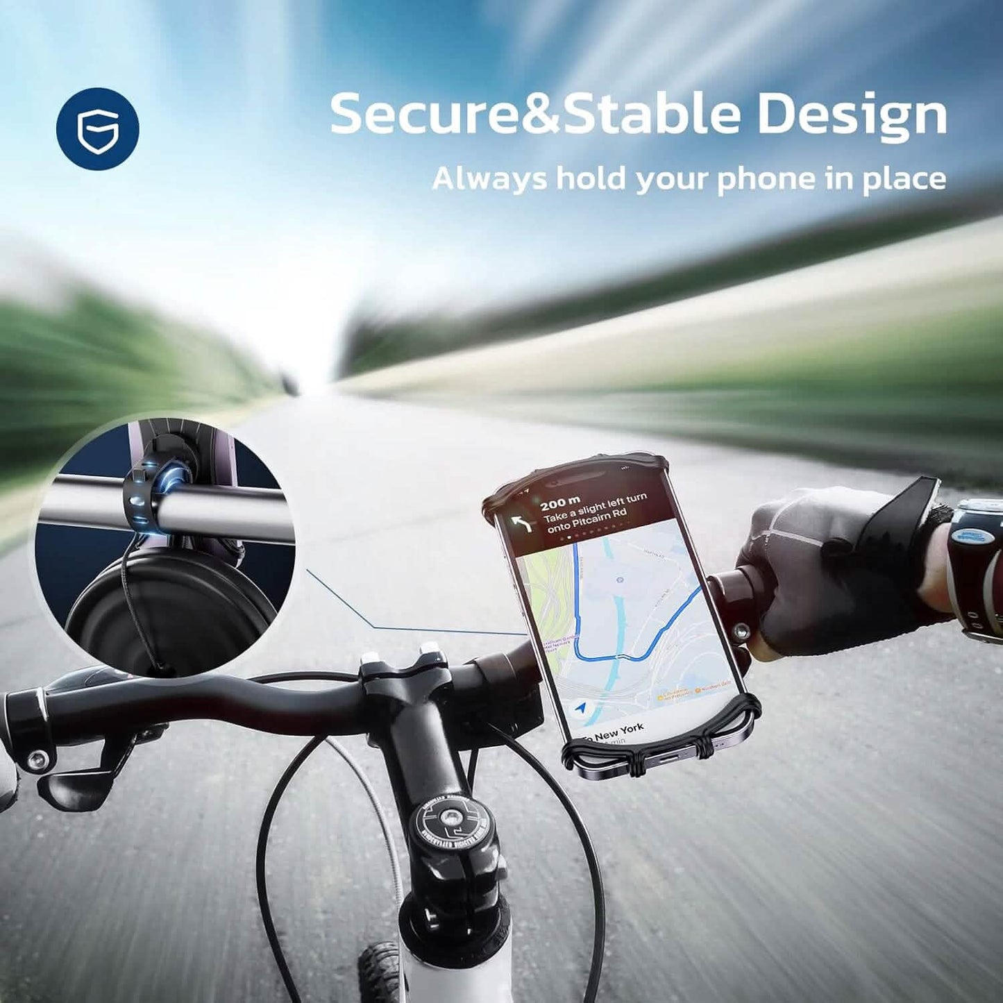 360° Rotatable Waterproof Bike Phone Mount DailySale