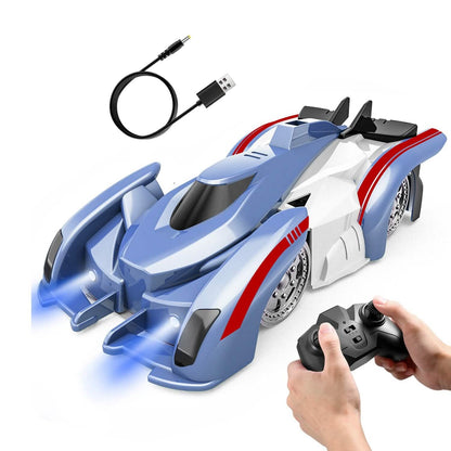 360¬∞ Rotating Electric Wall Climbing Remote Control Dual Mode Car DailySale