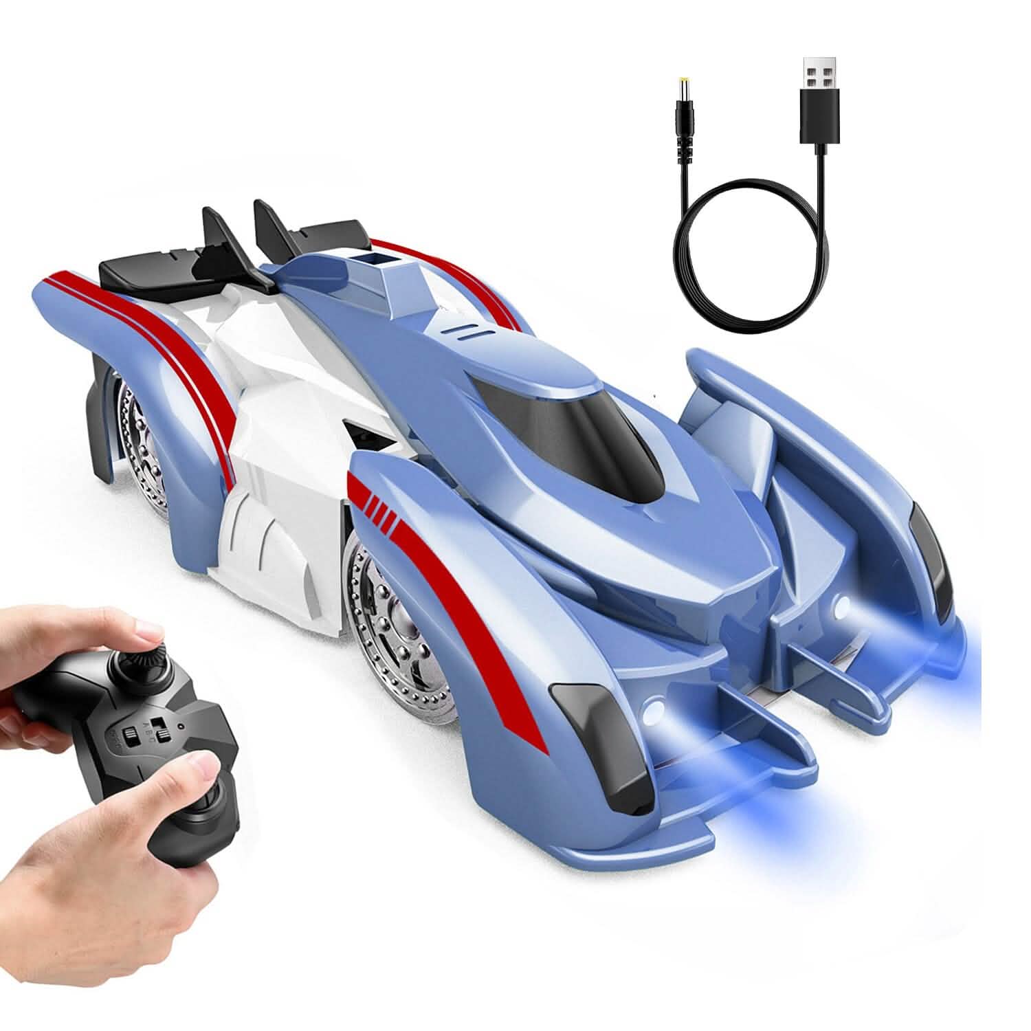 360¬∞ Rotating Electric Wall Climbing Remote Control Dual Mode Car DailySale