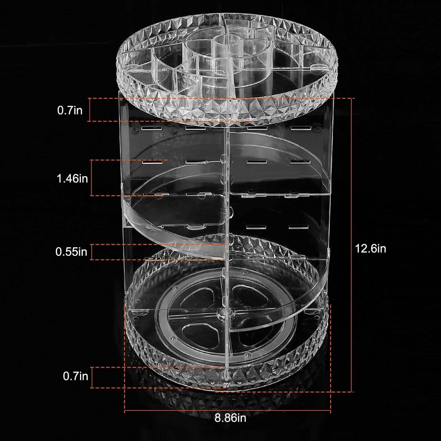 360° Rotating Make Up Organizer DailySale