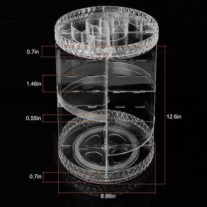 360° Rotating Make Up Organizer DailySale