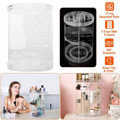 360° Rotating Make Up Organizer DailySale
