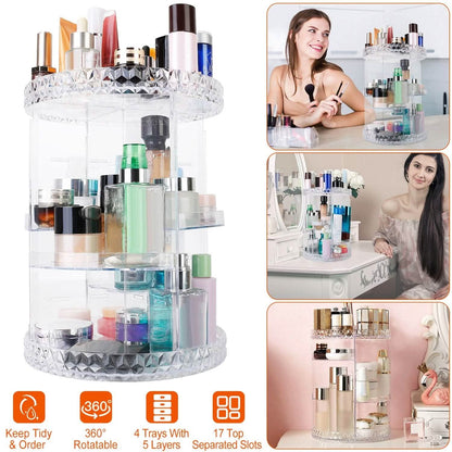 360° Rotating Make Up Organizer DailySale
