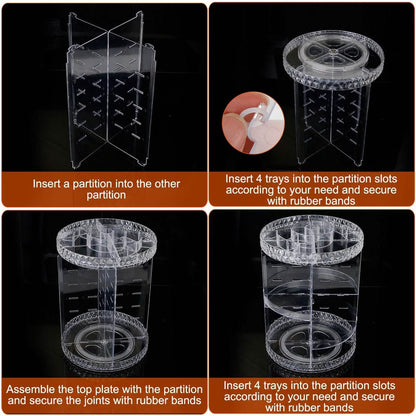 360° Rotating Make Up Organizer DailySale