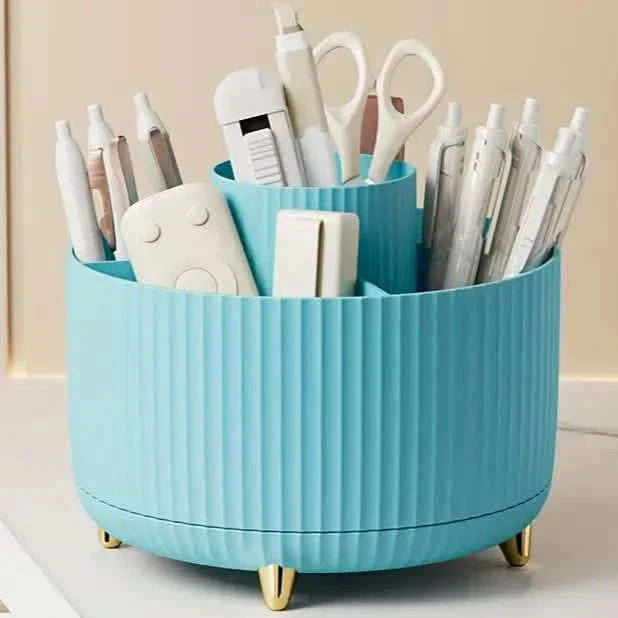 360° Rotating Makeup Organizer Holder for Brushes, Lipsticks, Skin Care & More DailySale