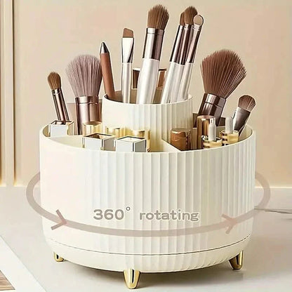 360° Rotating Makeup Organizer Holder for Brushes, Lipsticks, Skin Care & More DailySale