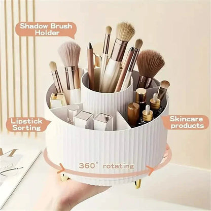 360° Rotating Makeup Organizer Holder for Brushes, Lipsticks, Skin Care & More DailySale