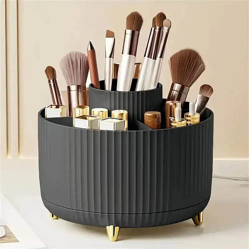 360° Rotating Makeup Organizer Holder for Brushes, Lipsticks, Skin Care & More DailySale