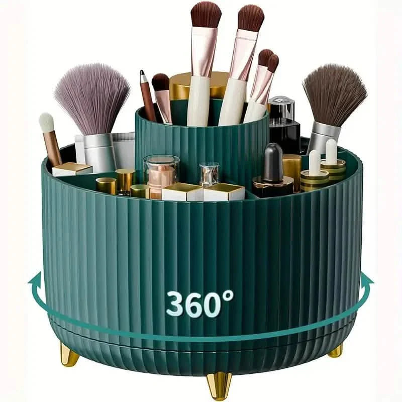 360° Rotating Makeup Organizer Holder for Brushes, Lipsticks, Skin Care & More DailySale
