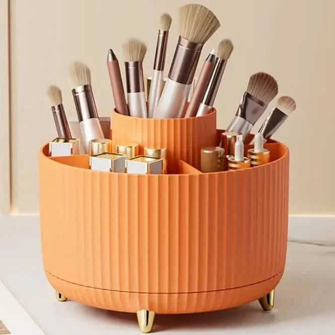 360° Rotating Makeup Organizer Holder for Brushes, Lipsticks, Skin Care & More DailySale