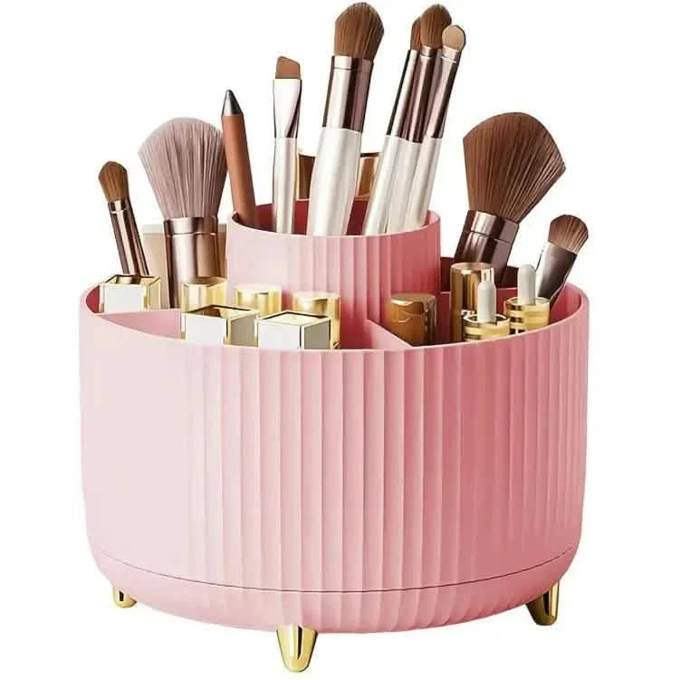 360° Rotating Makeup Organizer Holder for Brushes, Lipsticks, Skin Care & More DailySale